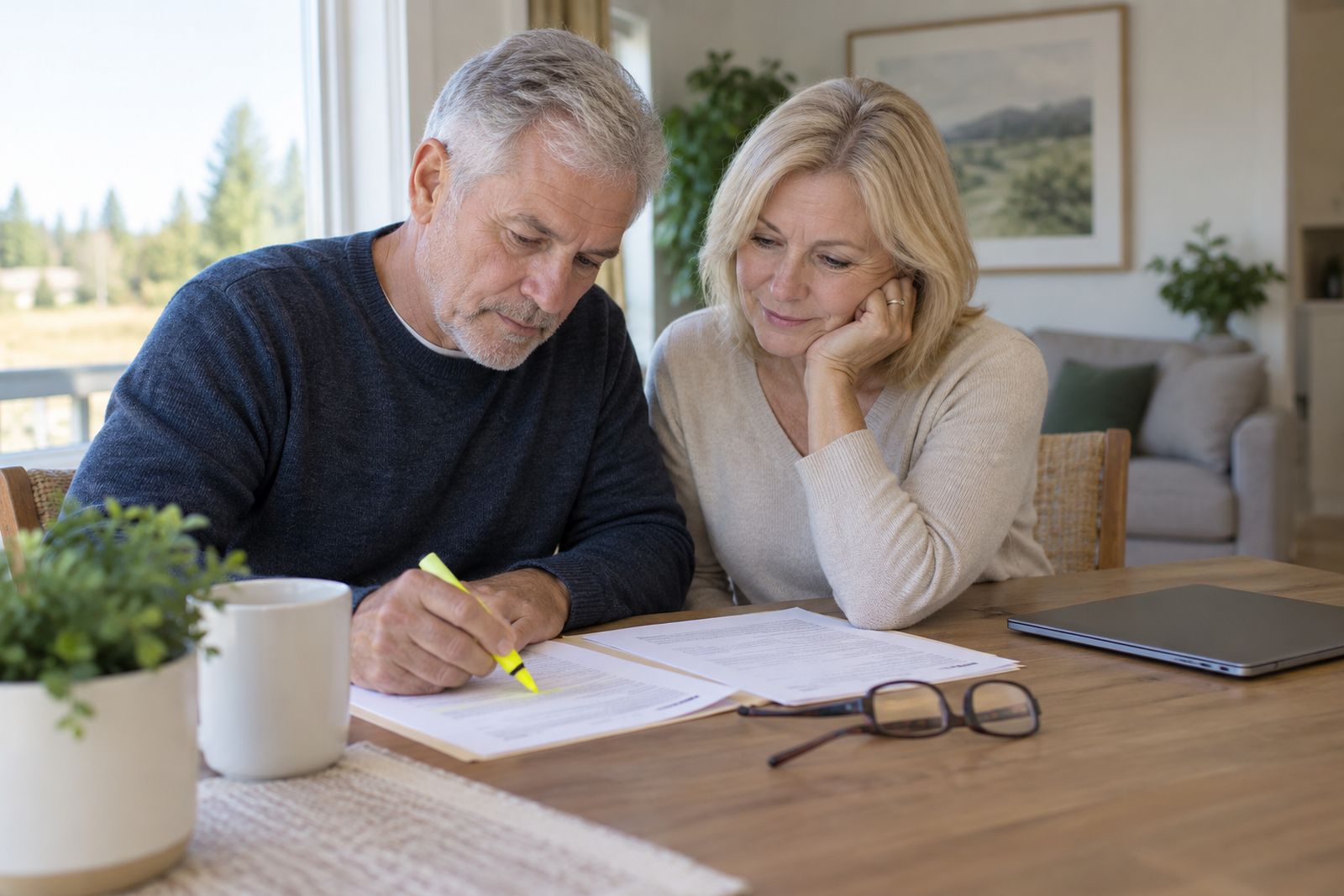 Highlighting the terms of an insurance policy document