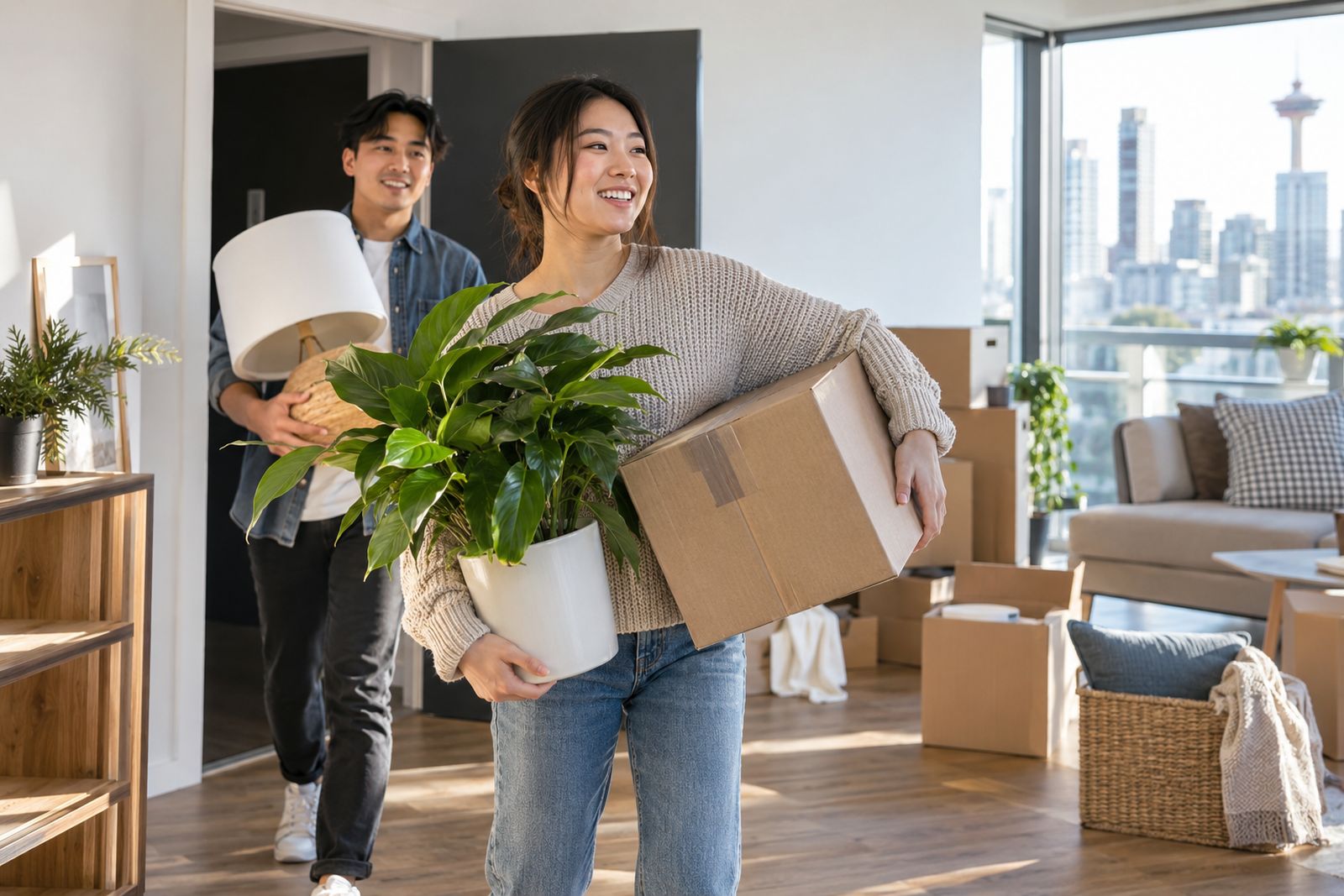 Renter moving into a new apartment with a friend